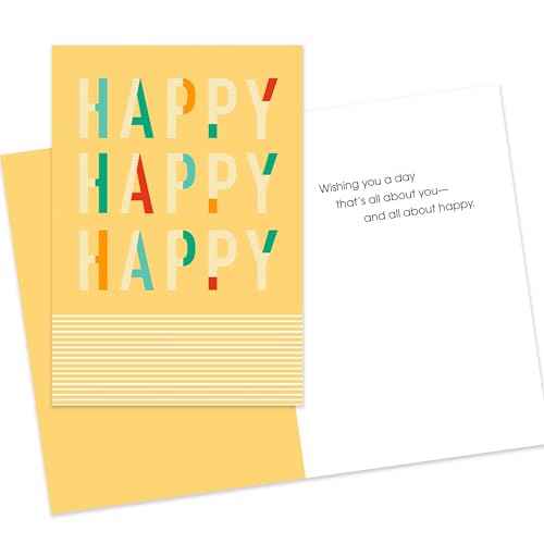 Hallmark Business Bulk 25 Pack Assorted Birthday Cards for Employees & Customers (Celebrated & Appreciated), 5 x 7 Cards, Message Inside, Envelopes Included