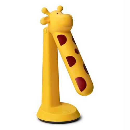 Fun Desk Lamp for Kids, Dimmable, Bright LED Study Light for Desk, Cute Giraffe Lamp for Kids Room Decor, Back to School Supplies, Funny Gift Idea for Boys, Girls, Teens, Yellow