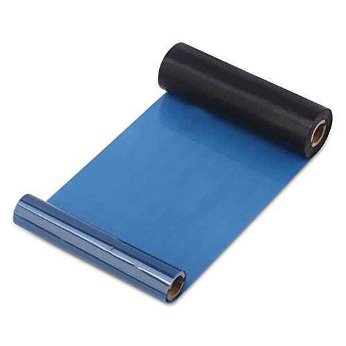 4.33" x 244' Thermal Transfer Ribbon - 1 Roll. Resin Thermal Transfer Ribbon 1/2 inch core Ink Out for Zebra Eltron Datamax Zebra GC420t GK420t GX420t TLP2442 TLP2844