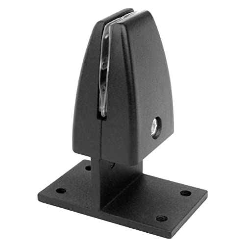 8 Pcs Sneeze Guard Support Clamp, Adjustable Office Desk Divider Clip, Black, Aluminum