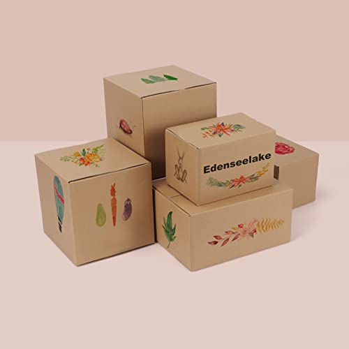 Edenseelake 40 Pack 8x6x6 Inch Corrugated Cardboard Shipping Boxes for Packing & Moving