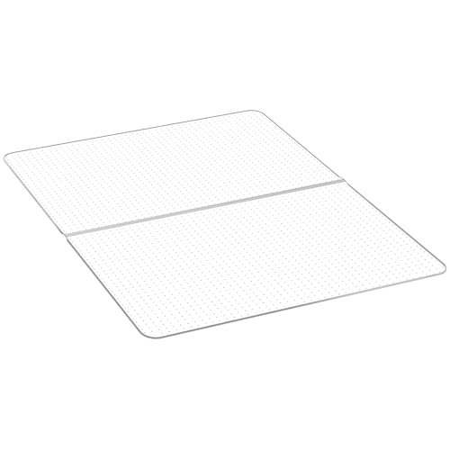 VEVOR Chair Mat, 46 x 60 Inch Office Chair Mat for Low Pile Carpeted Floors, Clear Floor Protector Rug with Studded, Non-Slip & Easy to Clean, Smooth Glide Under Desk Rug for Home Office (Rectangular)