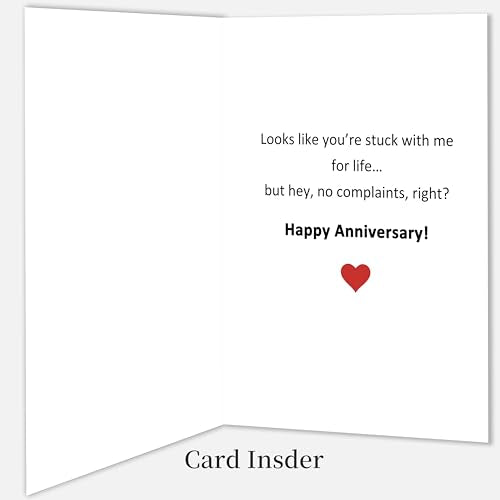 Funny 1st Anniversary Card - Gifts for Men Women - Smithtuy