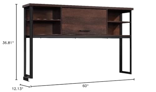 Sauder Briarbrook Barrel Oak Hutch for Computer Desk | Barrister Style