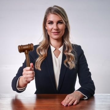 8-Inch Plastic Judge Gavel Prop for Costumes, Theater & Mock Trials