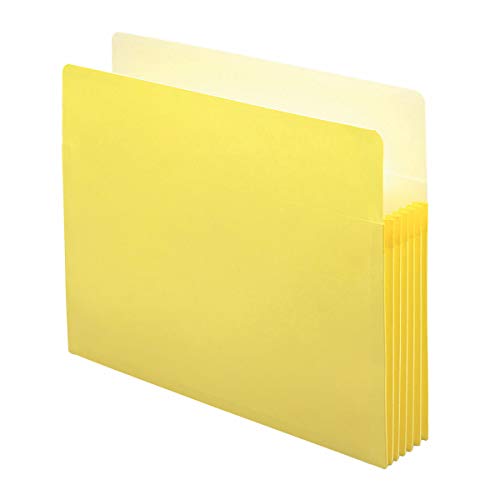 Smead Pocket, Letter, Straight, 5.75-Inch Expansion, Yellow, 10 per Box (73243)
