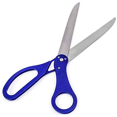 Trademark Innovations 25" Ceremony Ribbon Cutting Scissors (Blue)