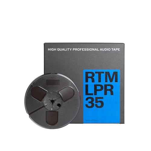 RTM Long Play Recording LPR 35 ¨ù inch - Reel to Reel Magnetic Tape for Audio Recording - 885 ft Trident Plastic Reel - 5 inch Diameter