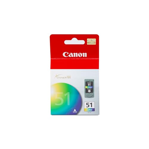 Canon CL-51 Genuine Color Ink Cartridge, Compatible with iP6310D/6220D/6210D, MX310/300, MP460/170/160/150/180/450/460