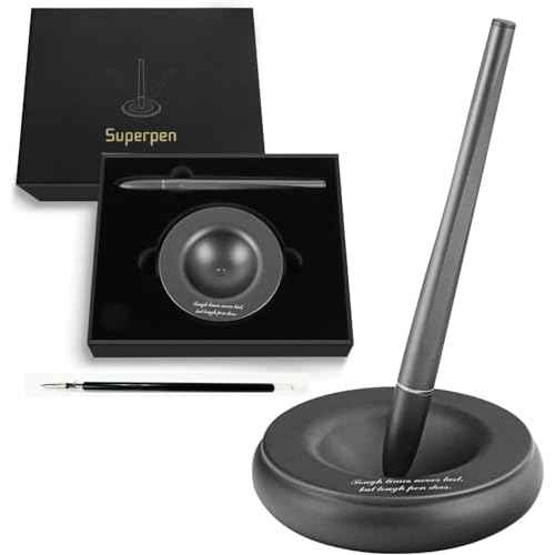 Magnetic Levitating Pen - Self-Standing Maglev Pen for Men & Women - Unique Gift for Colleague, Partner, Birthday, Anniversaries, Wedding, Christmas, Father's Day, Secret Santa, Back School