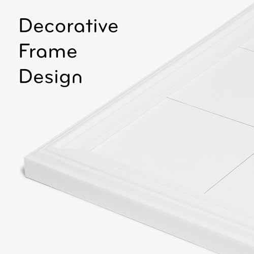 U Brands Magnetic Dry Erase Calendar White Board, 30" x 20", White Wood Style Frame, Includes Magnets