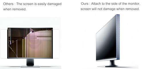 XyviLokit Black Monitor Memo Board for Slim No-Edge Monitors - 2 Pack
