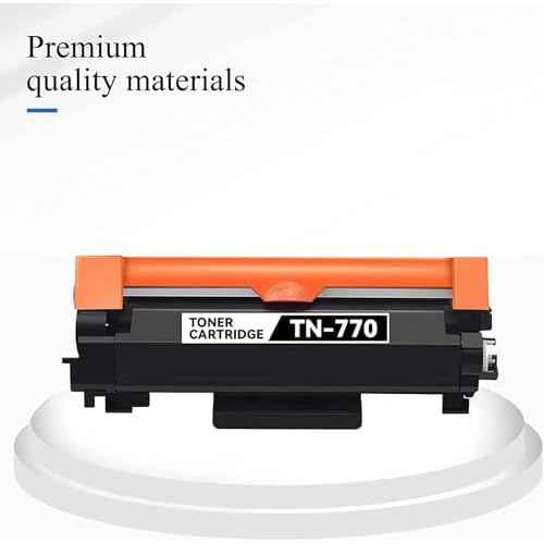 Twin Pack TN770 Compatible Toner Cartridge Replacement for Brother TN-770 TN770 Toner for Brother Printer HL-L2370DW L2370DWXL MFC-L2750DW L2750DWXL 4,500 Page (Package May Vary)