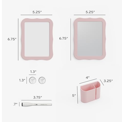 U Brands Blush Pink Magnetic Locker Accessories & Decor Kit