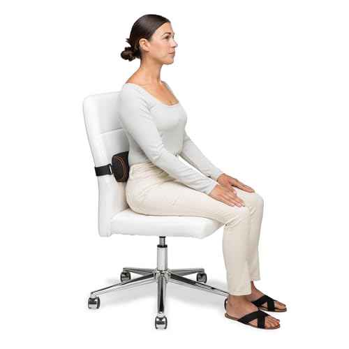 OPTP The Original McKenzie Signature SuperRoll Lumbar Support - Premium Material Low Back Lumbar Support for Office Chair and Car Seats ? Firm Support Lumbar Roll