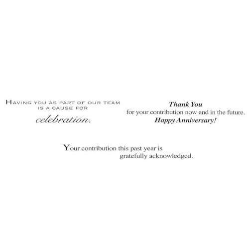 Work Anniversary Cards with Envelopes for Employees (25 Variety Assortment Pack ? 3 Designs) Bulk Appreciation Greeting Card Set for Business - 5x7 Inch ? Office, Work, Coworkers & Team (VP1602)