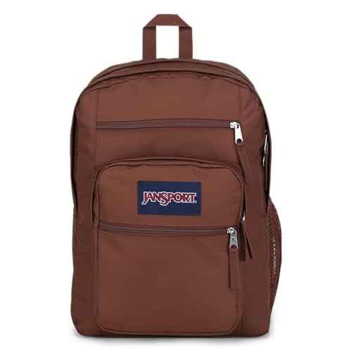 JanSport Laptop Backpack - Computer Bag with 2 Compartments, Ergonomic Shoulder Straps, 15¡± Laptop Sleeve, Haul Handle - Basic Brown