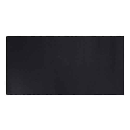 KINGFOM Desk Pad Office Desktop Protecter, PU Leather Desk Mat Blotters Organizer with Comfortable Writing Surface (47.2" x 23.6", Black)