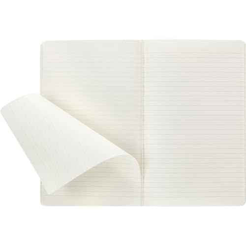 Moleskine Cahier Journal, Soft Cover, Large (5" x 8.25") Ruled/Lined, Black, 80 Pages (Set of 3)