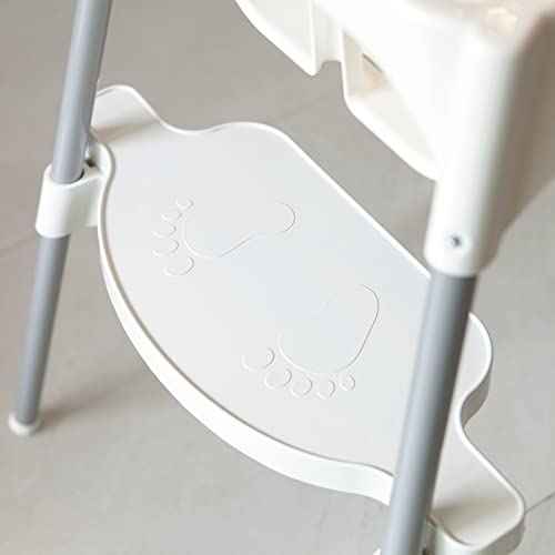 Baby Footrest Compatible with IKEA High Chair Antilop Footrest Accessories, Balchakryuk (White Snow)