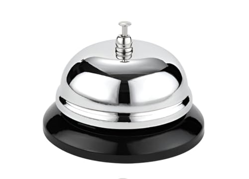Stainless Steel Call Bell 3.3 Inch Loud Office & Hotel Reception Bell