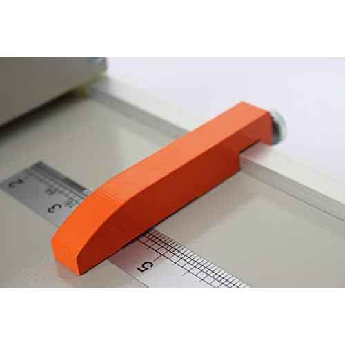 TECHTONGDA Manual Creaser 18Inch 460mm Creasing Machine, Manual Scoring Machine, Paper Creaser for Cardstock, Invitations, Heavy Duty Creaser Machine with Adjustable Creasing Width & 2 Magnetic Block