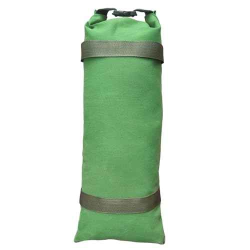 Flood Barrier Sand Bags 6Pcs Thickened Long Canvas Flood Protection Sandbags & Reusable With Insert Buckle Handle Sandbags for Emergency Flood Protection Fits Doors Garages Basement Counterweights (6)