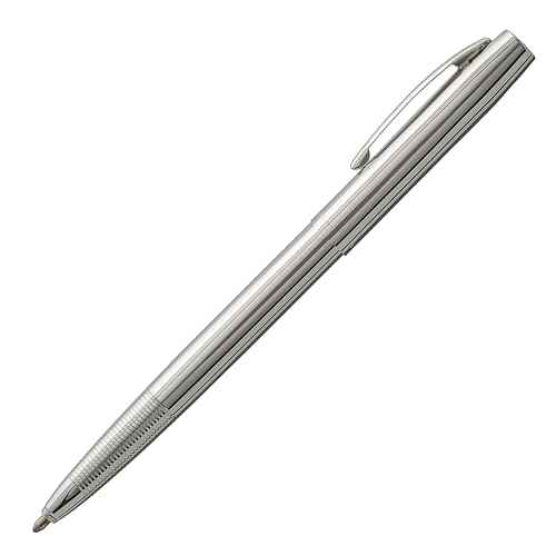 Fisher Space Pen Chrome Cap-O-Matic Space Pen, Ballpoint, Black Ink, Pocket Clip, Gift Box