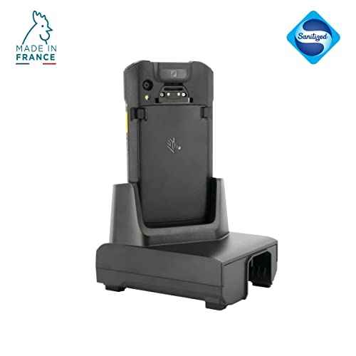 Mobilis Rugged Case for Zebra TC21 TC26, Military Grade Shockproof Protective Cover for TC21/TC26 Mobile Touch Computer, Handheld Barcode Scanner Shell, Made with Recycled Materials, Black