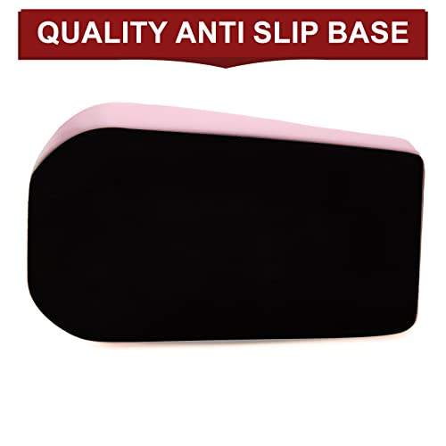 1Pcs Desktop Tape Dispenser with Weighted Nonskid Base, Pink