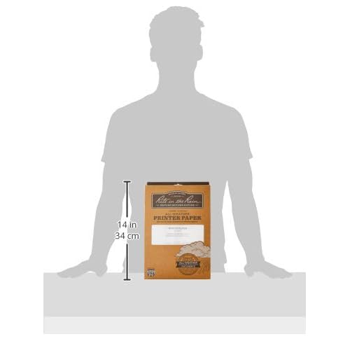 Rite In The Rain Weatherproof Laser Printer Paper, A4 Paper Size 21 x 29.7cm, 20# White, 200 Sheet Pack (No. 8512)