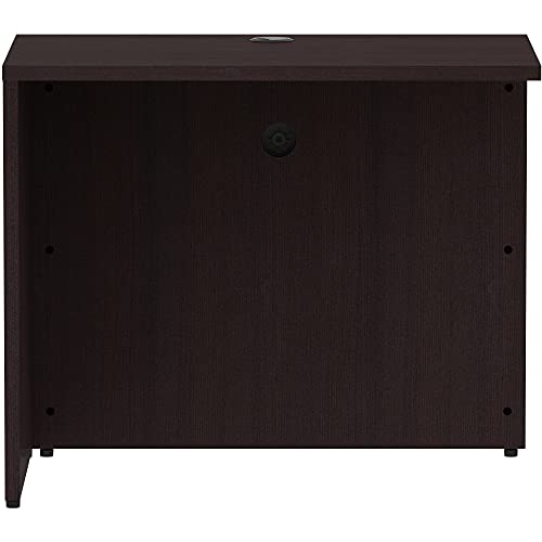 Lorell Espresso Laminate Desk Return - 1" Thick, Left/Right Configurable