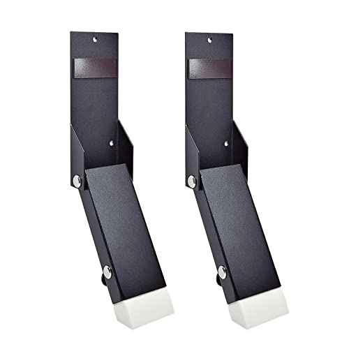 Self Adhesive Door Stoppers for Bottom of Door, No Drilling Door Stop Hold Door Open, Doorstop Holder with Rubber Tip, One Touch Kickdown Door Stop, Doorstopper Door Wedge, 2 Pack