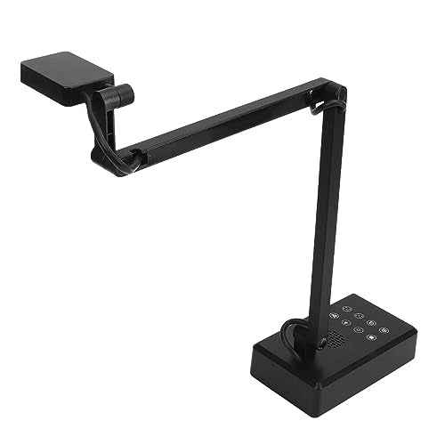 USB Document Camera, 4K 16MP Document Webcam Adjustable Angle USB Doc Camera for Teachers, Classroom, Live Demo, Web Conferencing, Distance Learning, Remote Teaching