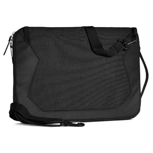 STM Myth Fleece-Lined Laptop Sleeve with Removable Strap for 15" Laptop - Black (stm-114-184P-05)