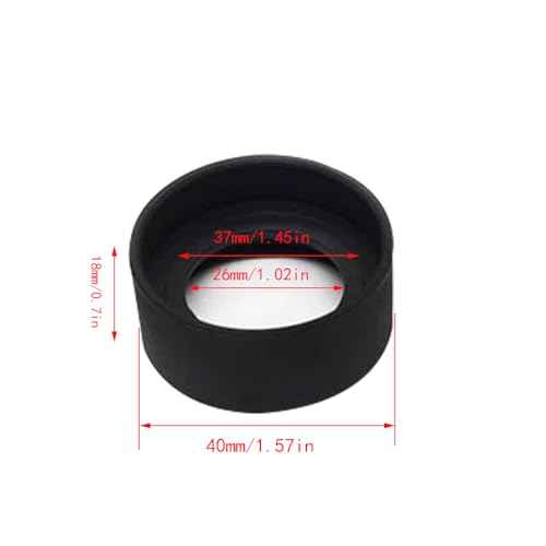 SKYPRO 2PCS 26mm Aperture Shiel for Microscope Telescope Eyepiece Eye Piece Rubber Eye Cups