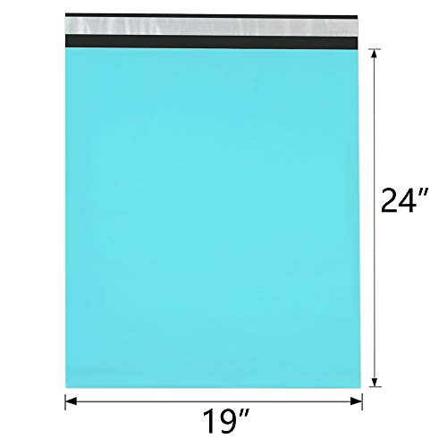 UCGOU Teal Poly Mailers 19x24 Inch 50 Pack - Waterproof & Tearproof Shipping Envelopes for Clothing & More