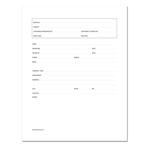 BookFactory Patient Narcotics Log Book/Controlled Substance LogBook/Individual Patient's Narcotic Record Register - 120 pg - 8.5 x 11, Red Cover, Hardbound (Made in USA)