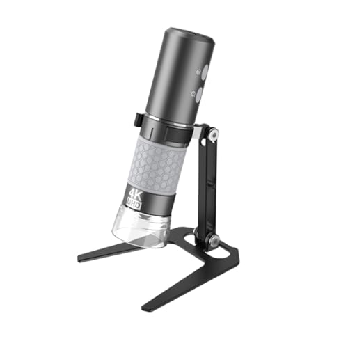 Simplified Metal Bracket for Digital Microscope, Adjustable Aluminum Alloy Stand Mount for USB Microscope/Wireless Microscope (Bracket Only)