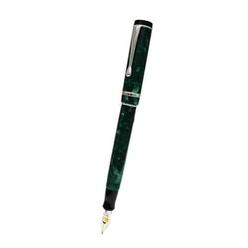 Conklin Duragraph Fountain Pen Forest Green - Stub Nib, Elegant Writing Tool for Calligraphy & Signatures