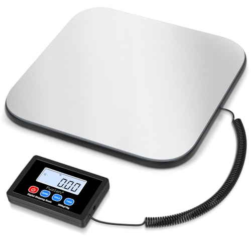 Fuzion LiftX Stainless Steel Postal Shipping Scale 440LB/200kg with Hold & Tare