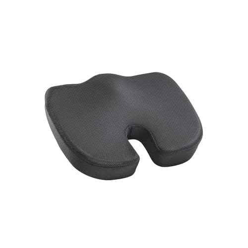 Office Chair Cushion Seat Cushion for Long Sitting ?? Ergonomic CertiPUR-US¢ç Memory Foam Non Slip Seat Pad for Desk, Car, Travel, Stadium, Bleachers & Airplane ?? Tailbone Support Pillow