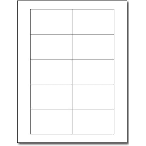 Postal Tray Tags, 65lb White (250 Sheets / 2500 Tags)