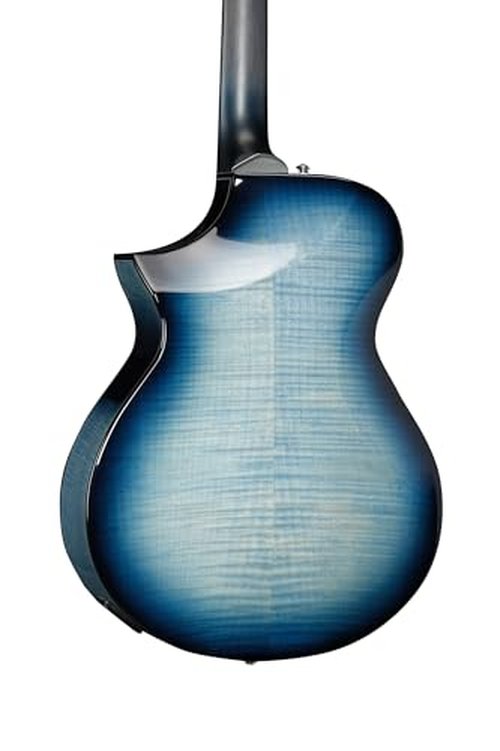 Ibanez AEWC400 AEW Acoustic-Electric Guitar - Indigo Blue Burst High Gloss Bundle with Gig Bag, Strap, D'Addario Strings, Picks, Austin Bazaar Instructional DVD, and Polishing Cloth