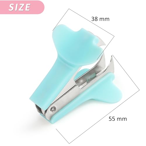 ZZTX 3-Pack Pastel Staple Removers - Pink, Blue, Purple Claw-Style Office Tools