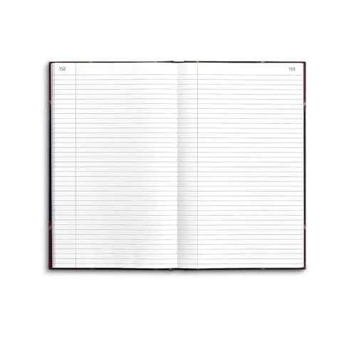 Staples 217919 Black Record Book 11-3/4-Inch x 7-1/4-Inch