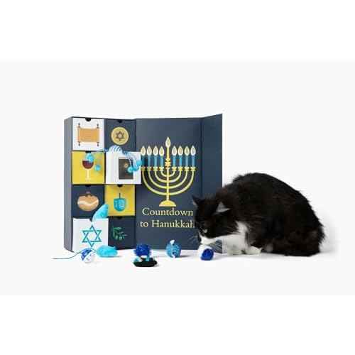 Midlee Channukkah Countdown Cat Calendar