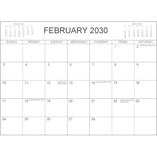 5 Year Calendar Planner Blue