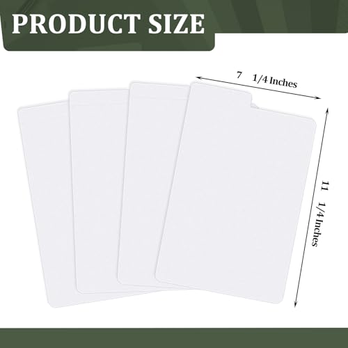Henoyso 150 Pieces Comic Book Dividers with Tab with Tabs White Frosted Card Separator Plastic Dividers for Comic Book Storage Boxes Organize Comics Efficiently in Storage Boxes, 11.22 x 7.24