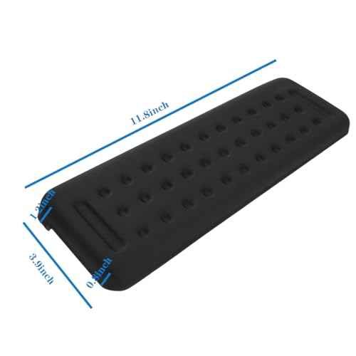 2-Piece L-Shaped Desk Ergonomic Wrist Rest with Memory Foam Pad, Non-Slip, for Elbow Support On Desk Or Desk Edge (11.8 * 3.9 inch)